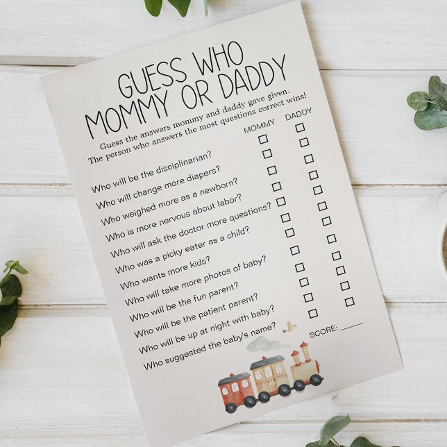 Zoo Safari Animals Baby Shower Mummy Daddy Game Flyer (Creator Uploaded)