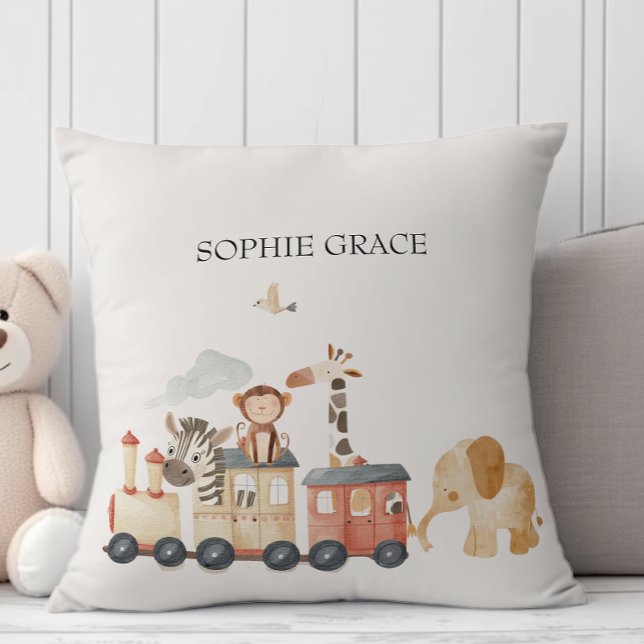 Zoo Safari Nursery Animals Baby Cushion (Creator Uploaded)