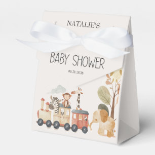 Zoo Safari Nursery Animals Baby Shower Favour Box