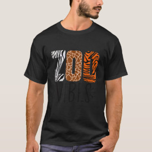 Zoo Vibes Leopard Animal Print Safari Wildlife Ani T-Shirt