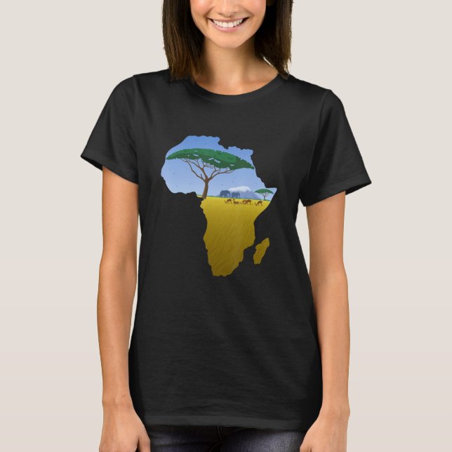 Zookeeper African Savanna And Safari Wild Life T-Shirt (Front)