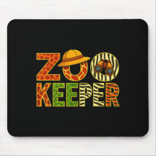Zookeeper Animals Safari Zoo Keeper Costume Adult  Mouse Mat