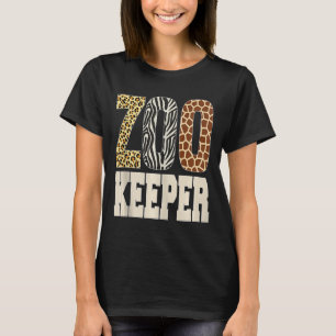 Zookeeper Animals Zoo Wildlife Lover Safari Savann T-Shirt
