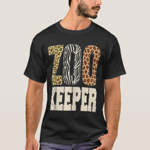 Zookeeper Animals Zoo Wildlife Lover Safari Savann T-Shirt