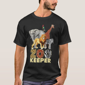 Zookeeper Costume African Animals Savanna Zoo Keep T-Shirt
