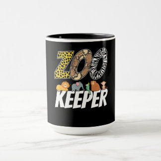 Zookeeper Costume African Savanna Zoo Lover Gift Mug