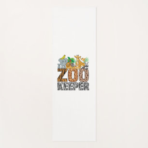 Zookeeper Costume Zebra Wild Print African Animal  Yoga Mat