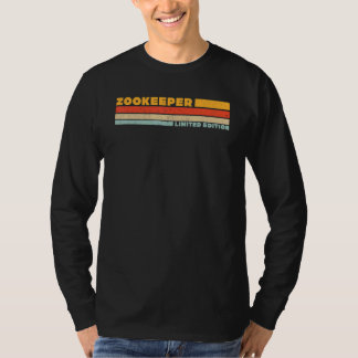 Zookeeper Retro Career Job Title Profession T-Shirt