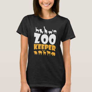 Zookeeper Safari Animal Wildlife Zoologists Savann T-Shirt
