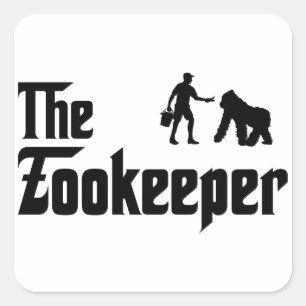Zookeeper Square Sticker
