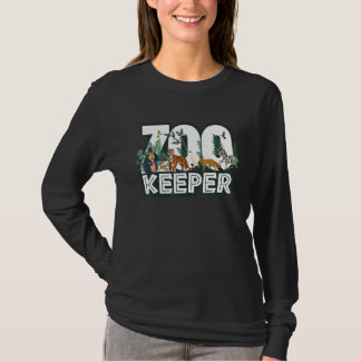 Zookeeper Wild Woods Jungle Tropical Forest Animal T-Shirt