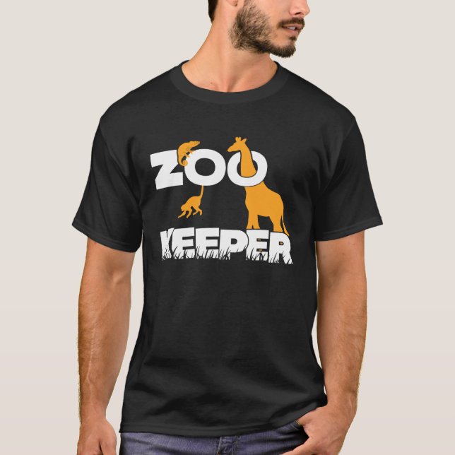 Zookeeper Zoo Animal T-Shirt (Front)