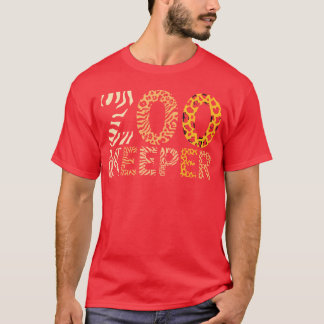 Zookeeper Zoo Animals Safari Zoo Keeper - design 2 T-Shirt