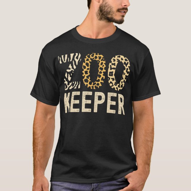 Zookeeper Zoo Animals Safari Zoo Keeper - graphic T-Shirt (Front)
