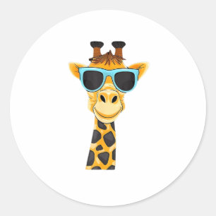 Zookeeper Zoo Crew Wild Print African Safari Squad Classic Round Sticker