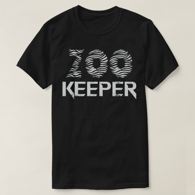 Zookeeper Zoo Keeper African Savanna Safari Guide  T-Shirt (Design Front)
