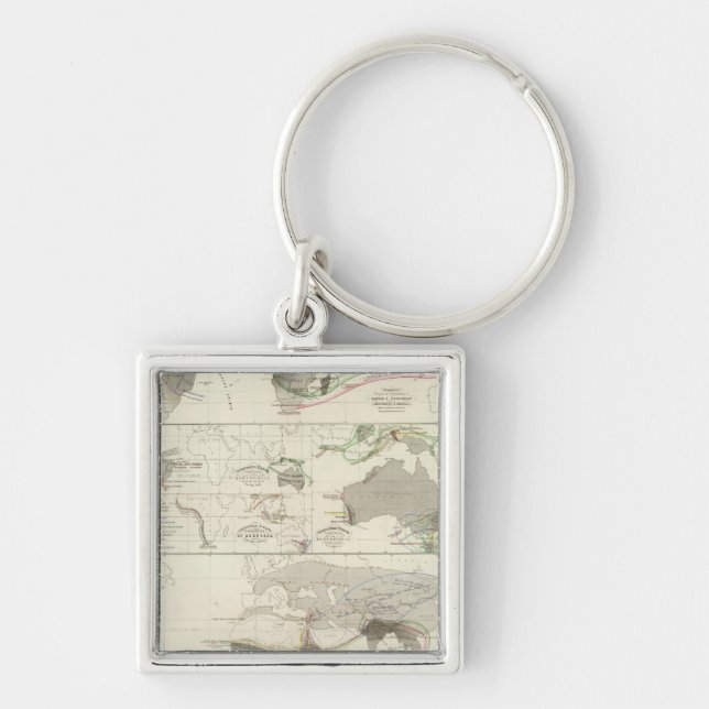 Zoological geography key ring (Front)