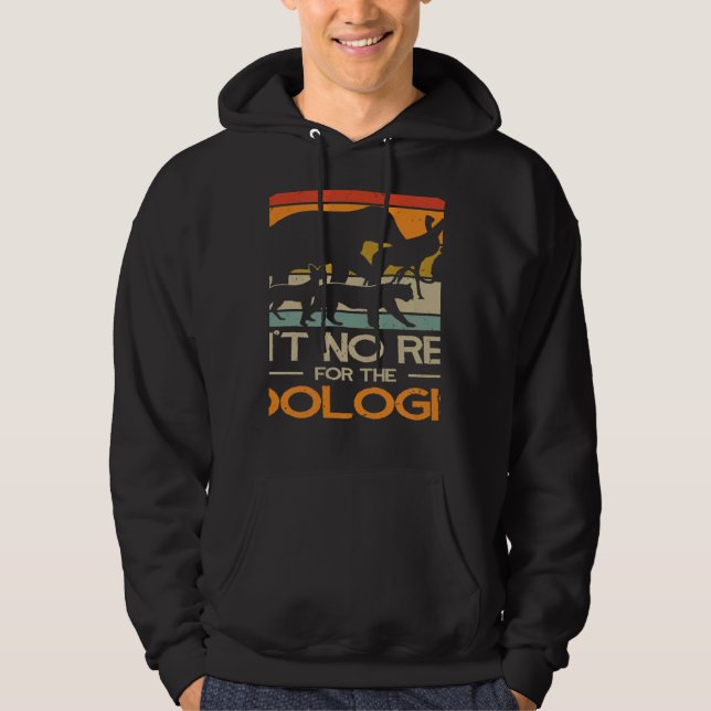 Zoologist Zookeeping Wildlife Zoology Zoo Employee Hoodie (Front)