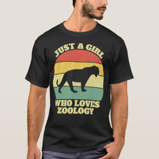 Zoologist Zoologists Girl Woman Girls Playerin Gif T-Shirt