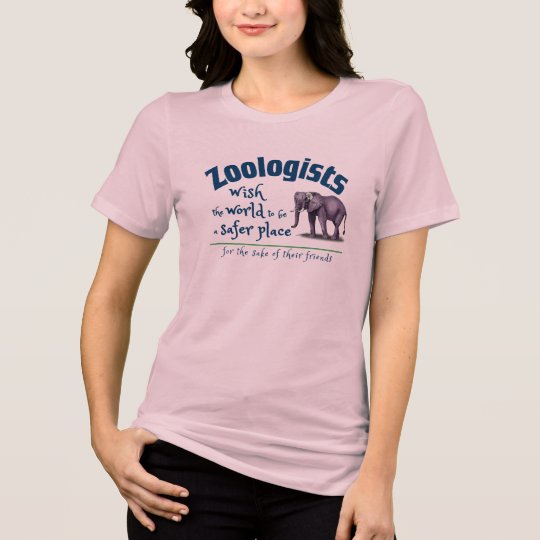 Zoologists wish world a safer place for friends T-Shirt