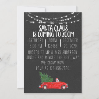 ZOOM CHRISTMAS PARTY INVITATION