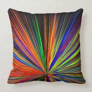 Zoom Colour Boom Rainbow Multicolor Cushion