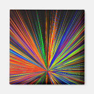 Zoom Colour Boom Rainbow Multicolor Magnet