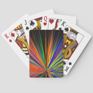 Zoom Colour Boom Rainbow Multicolor Playing Cards