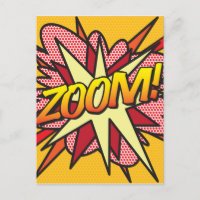 ZOOM Fun Retro Comic Book Pop Art