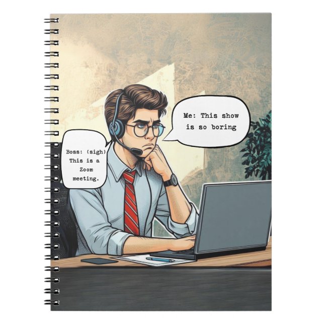 'Zoom Gloom' Notebook (Front)