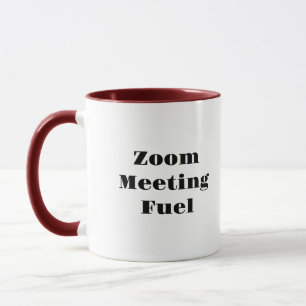 Zoom Meeting Fuel two tone coffee mug