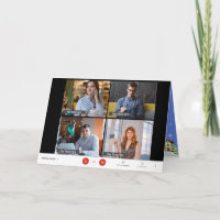 Zoom Meeting Funny Online Photo Christmas Holiday