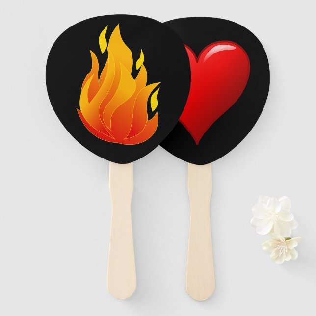 Zoom Virtual Meeting Reaction Paddle Hand Fan (Front and Back)