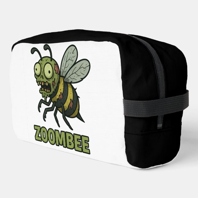  Zoombee – Funny Zombie Bee Cartoon Design Dopp Kit (Left Corner)