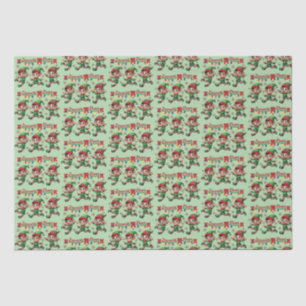 Zoomie Elves Christmas Tissue Paper