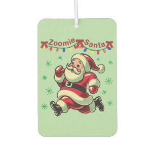 Zoomie Santa Christmas Car Air Freshener