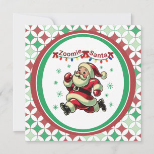 Zoomie Santa Christmas Invitation