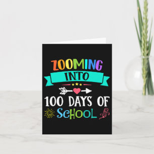 Zooming Into 100 Days Of School Teacher Kids Gift Card