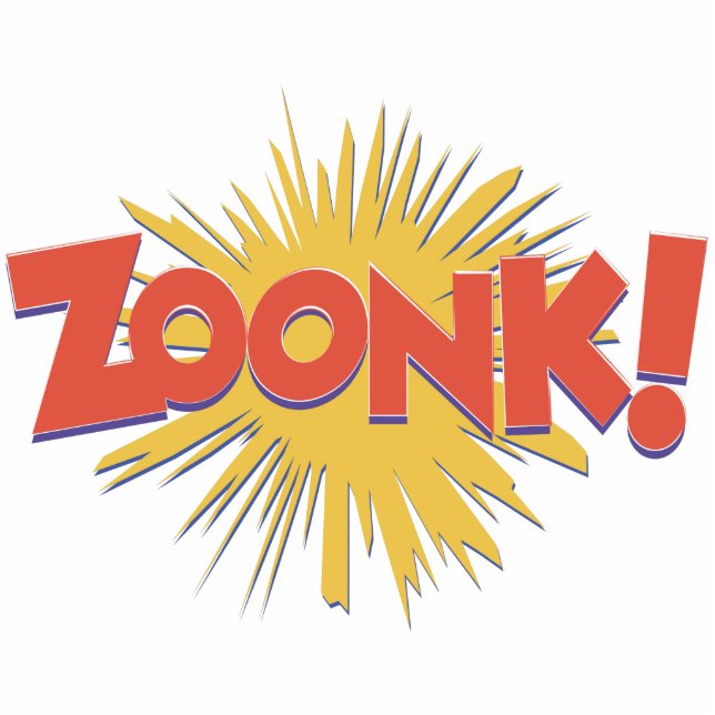 Zoonk Bang Explosion Standing Photo Sculpture (Front)