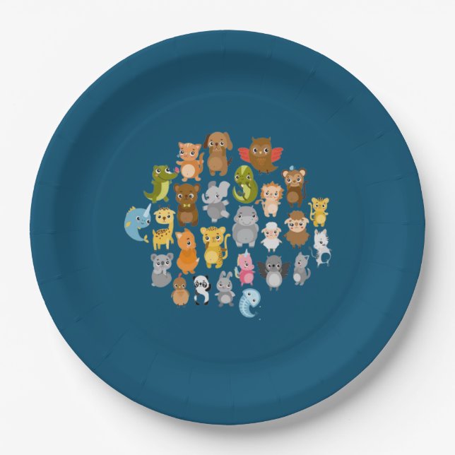 Zooparty Paper Plate (Front)