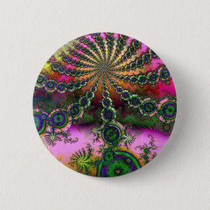 Zooped soup 6 cm round badge