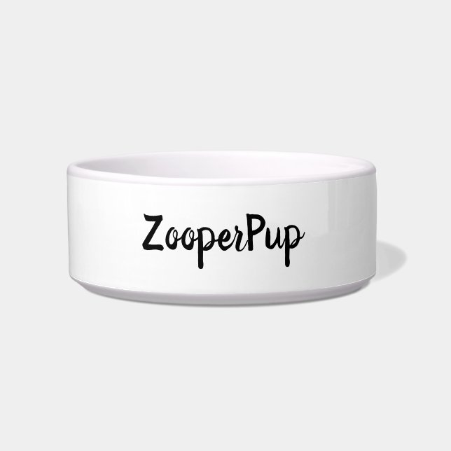 ZOOPERPUP DOG BOWL (Front)