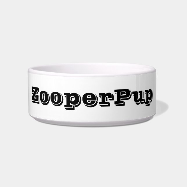 ZOOPERPUP DOG BOWL (Front)