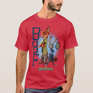 Zootopia Judy and Nick Bunnys Best Friend BBF funn T-Shirt