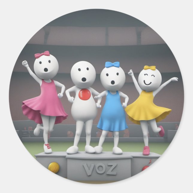 Zoozoo Sticker Design (Front)