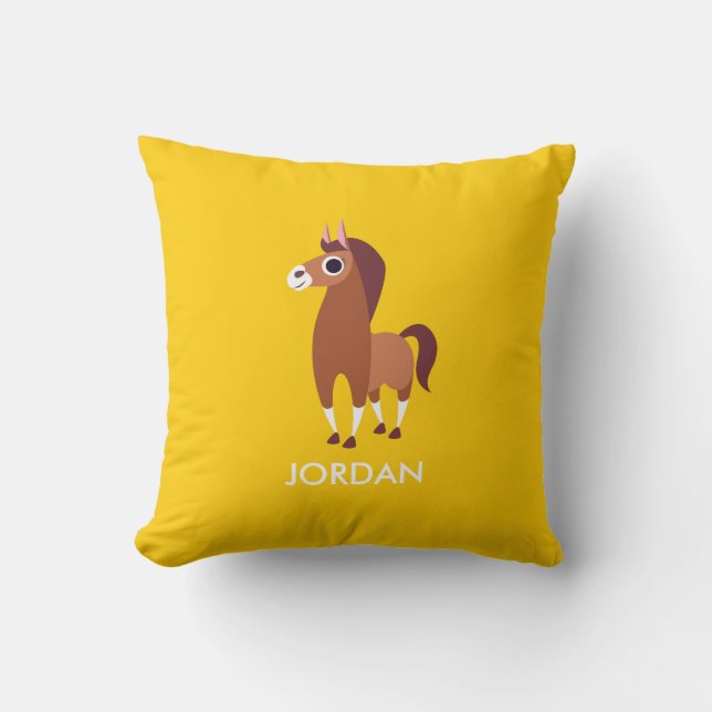 Zora the Horse Cushion (Front)