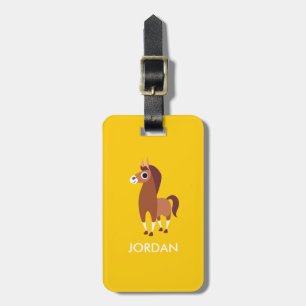 Zora the Horse Luggage Tag