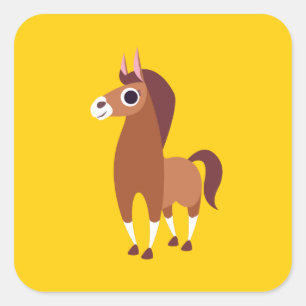 Zora the Horse Square Sticker