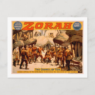 Zorah Russian Miners Theatrical Poster Postcard