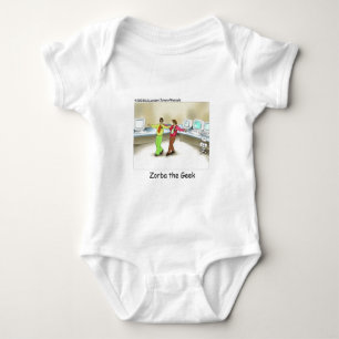 Zorba The Geek Funny Gifts & Collectibles Baby Bodysuit